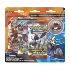 Pokemon XY8 BREAKthrough 3-Booster Blister Pack - Mega Swampert Pin